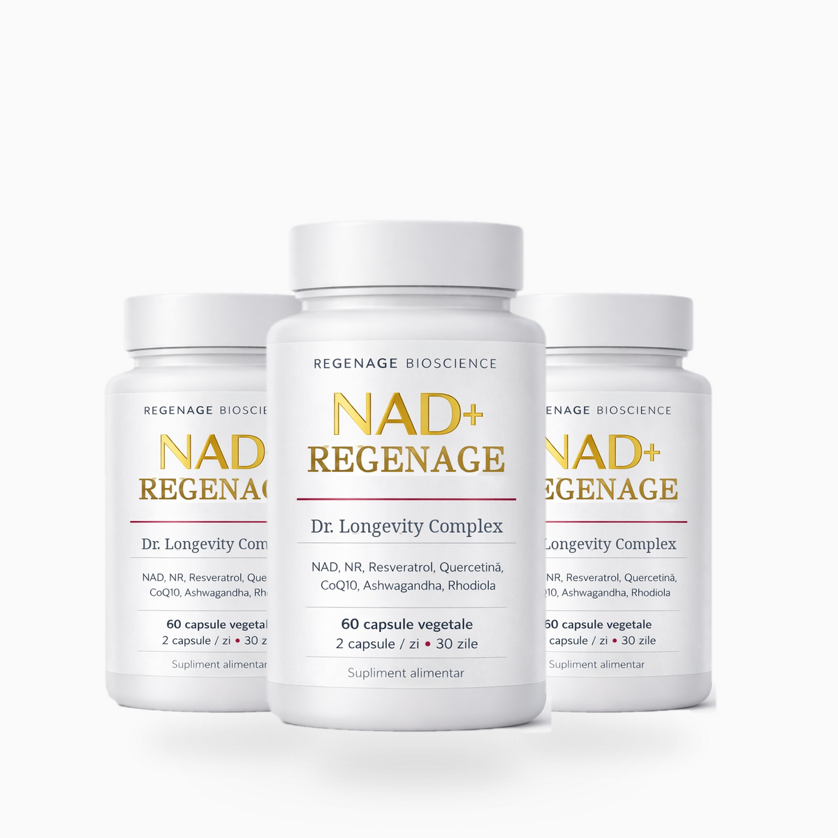 PROTOCOL 90 ZILE – NAD+ REGENAGE LONGEVITY COMPLEX